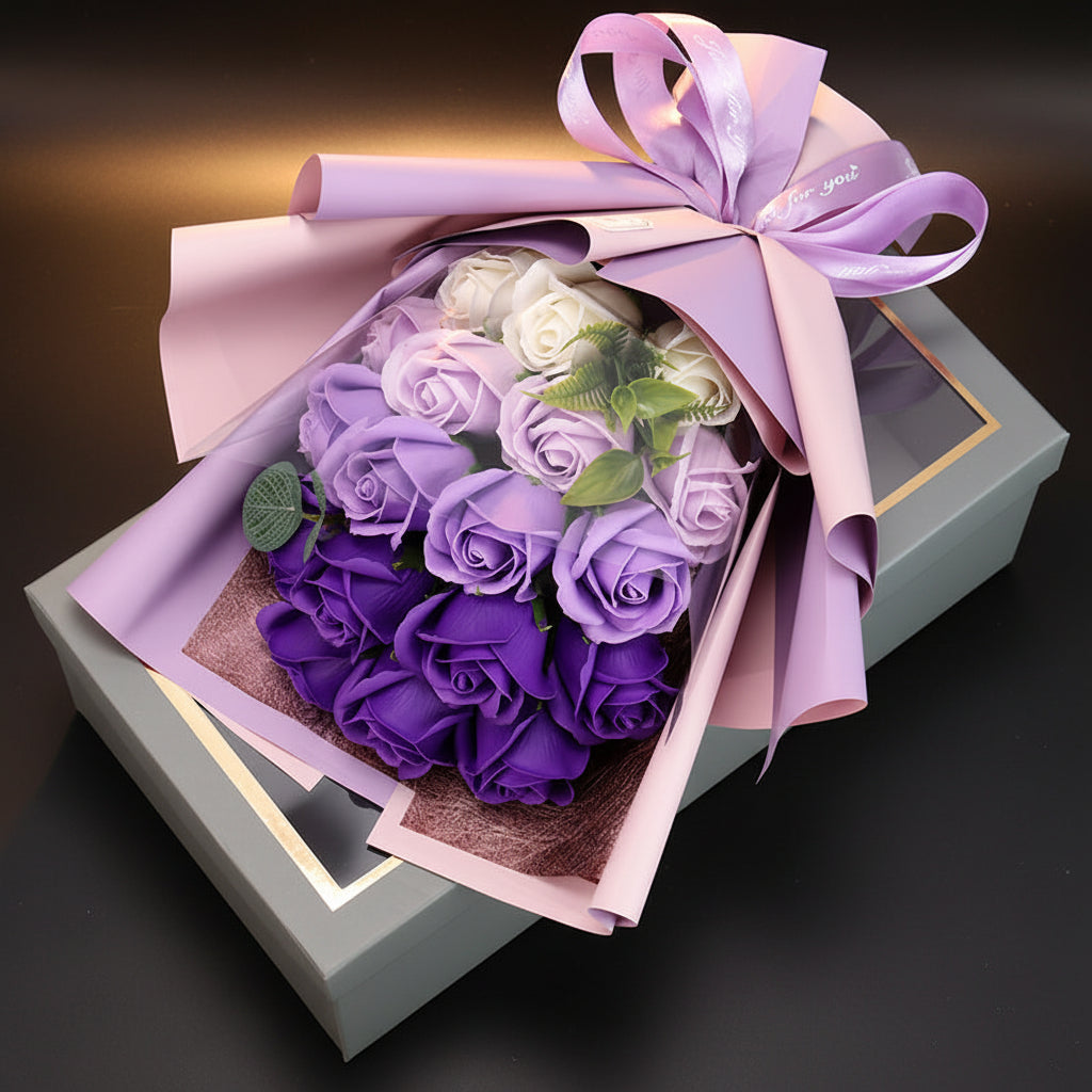 Comment sont fabriquées les roses en savon ?