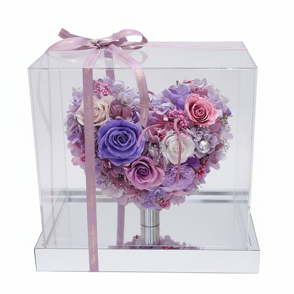 Coffret Floral Éternel – Le Cadeau Luxe Qui Ne Se Fane Jamais