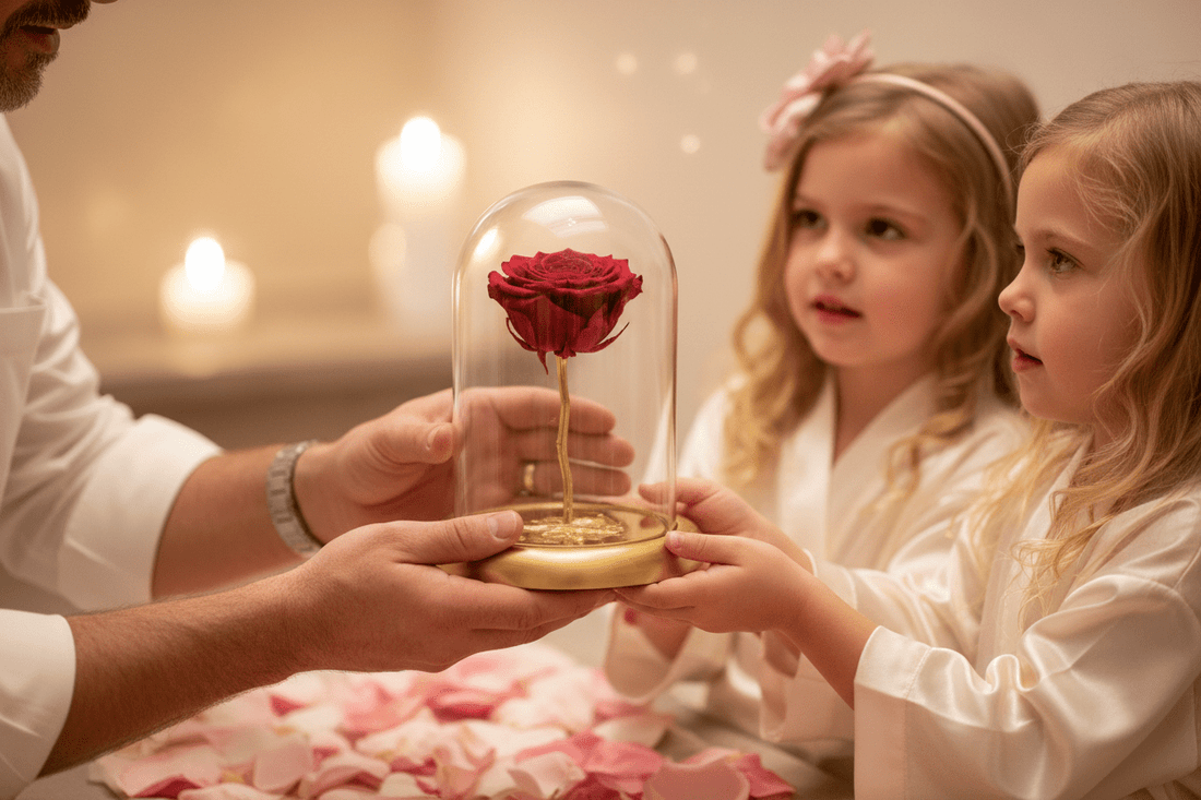 L'histoire des Roses De Lola — Un cadeau éternel né de l'amour d'un père
