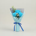 Bouquet cadeau 3 roses savon – 10 coloris disponibles