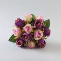 Bouquet de 12 roses en soie éternelles – Les Roses De Lola-Saint-Valentin