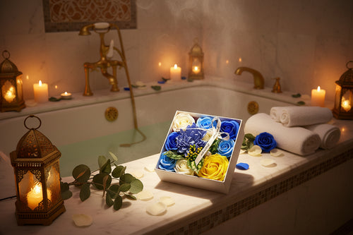 Boîte de Roses en Savon — Coffret Floral Artisanal | Les Roses De Lola