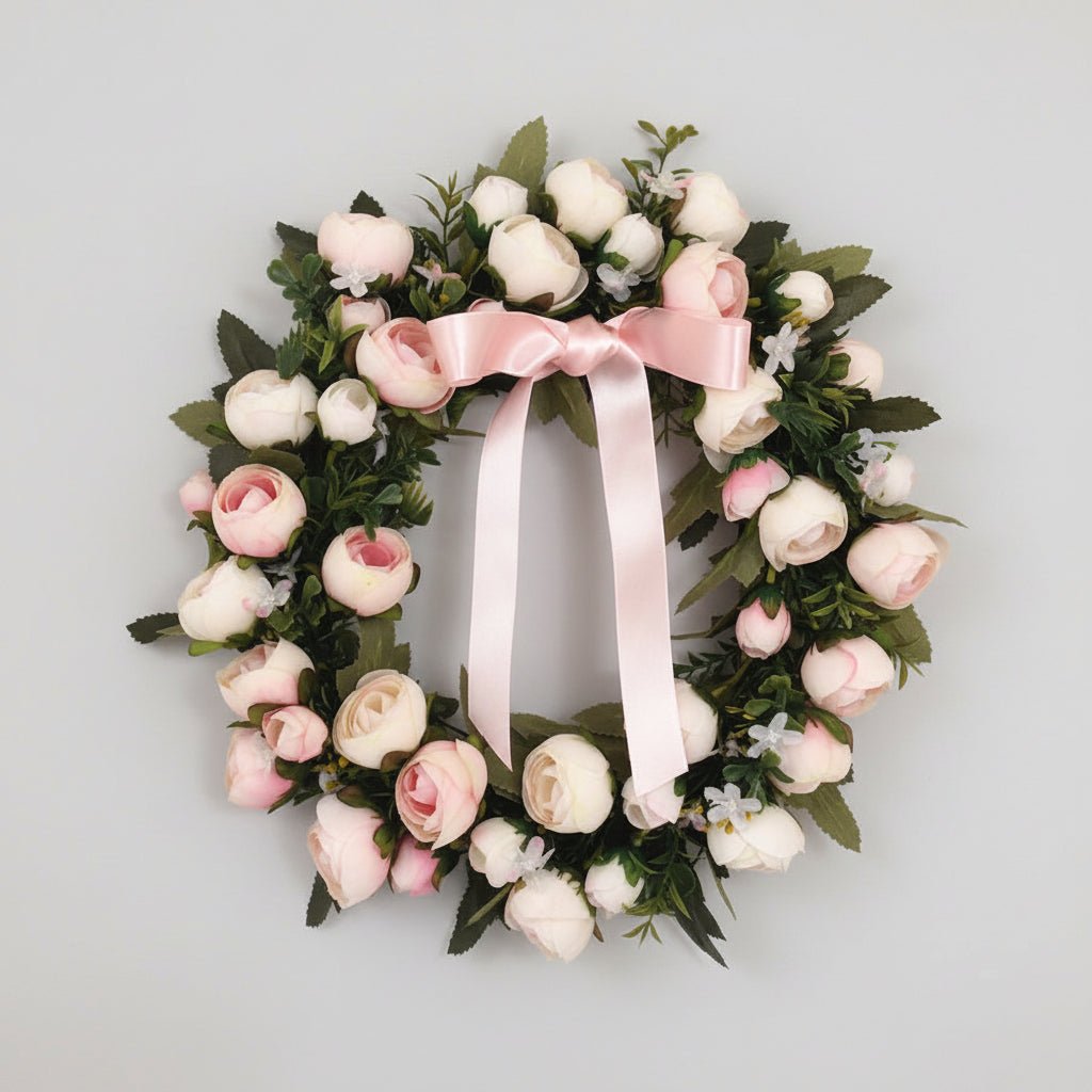 Roses artificielles en soie rose – décoration florale Les Roses De Lola