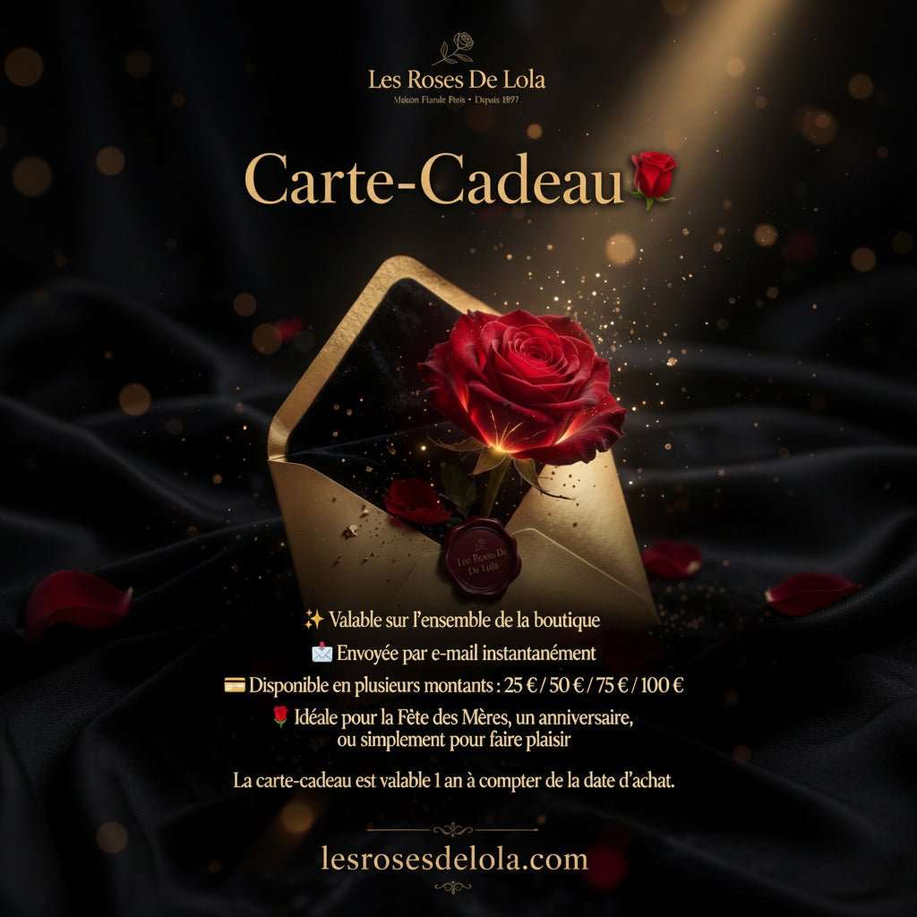 La carte-cadeau Les Roses de Lola  offre