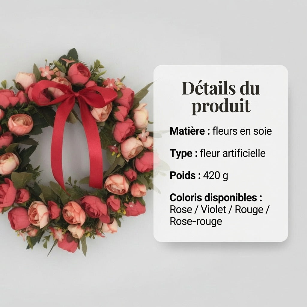 Roses Artificielles en Soie – Bouquet Floral Décoratif