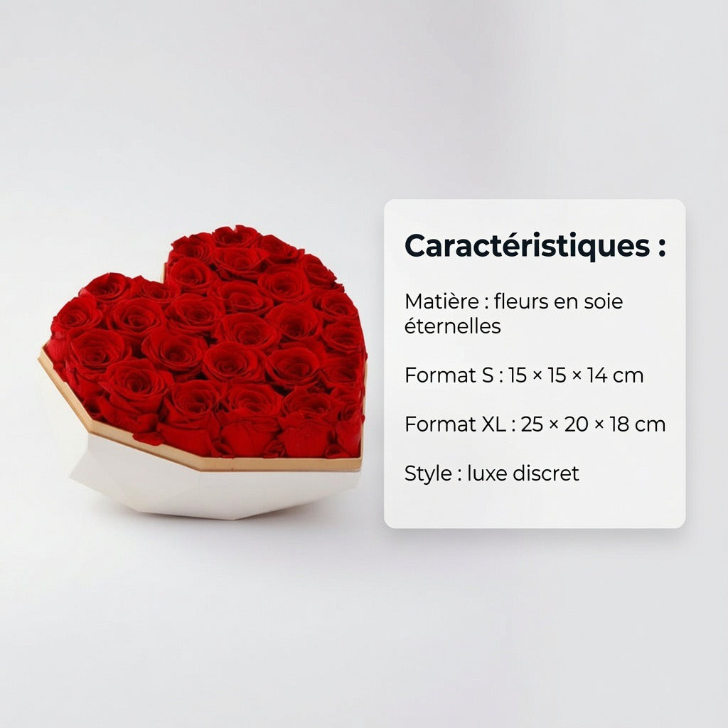 Le Coffret Luxe de Fleurs Éternelles – Cadeau Prestige