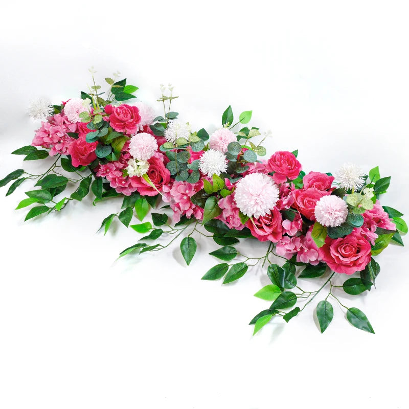 Composition florale artificielle blanche — arche mariage Les Roses De Lola
