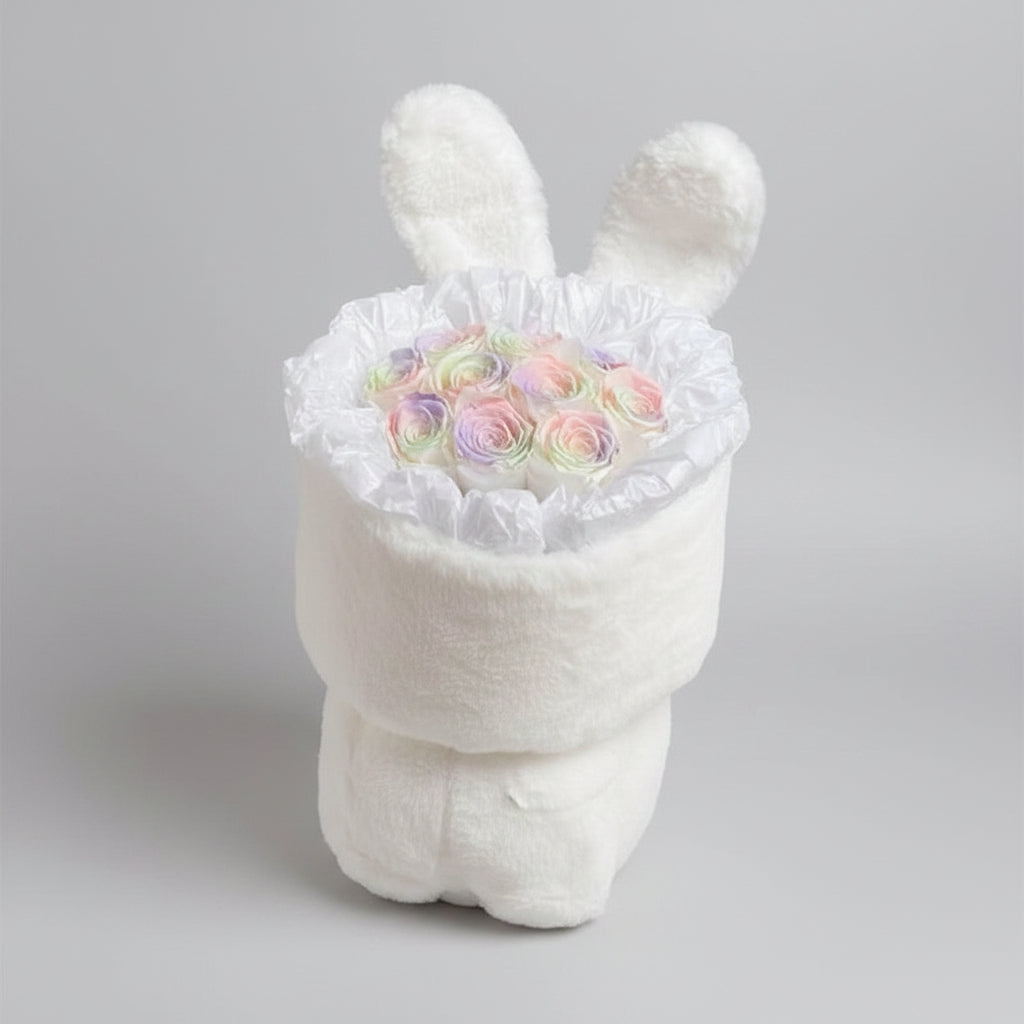 9 fleurs éternelles soie – coloris multicolore forêt disponibles