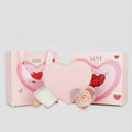 Coffret acrylique cœur flèche rose – boîte cadeau romantique Les Roses De Lola
