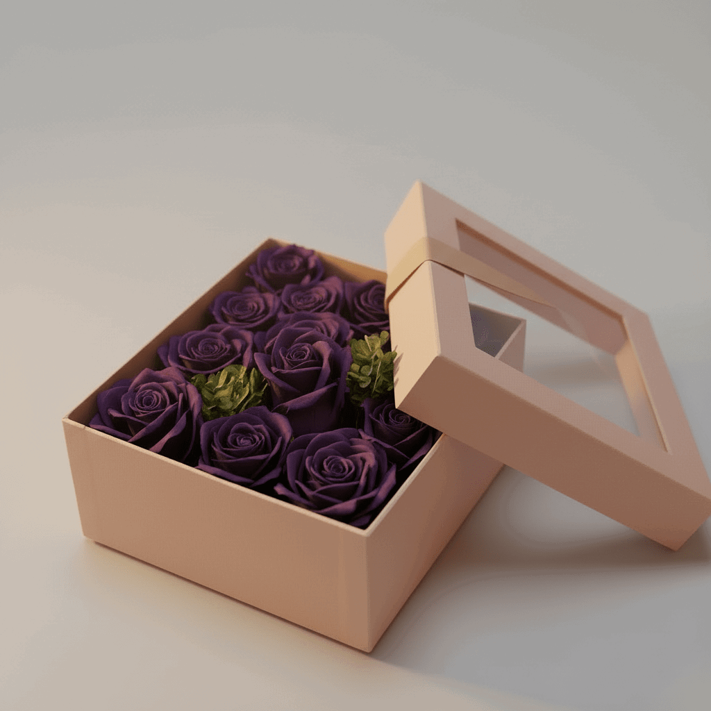 Coffret roses en savon rouge – cadeau Saint-Valentin artisanal | Les Roses De Lola