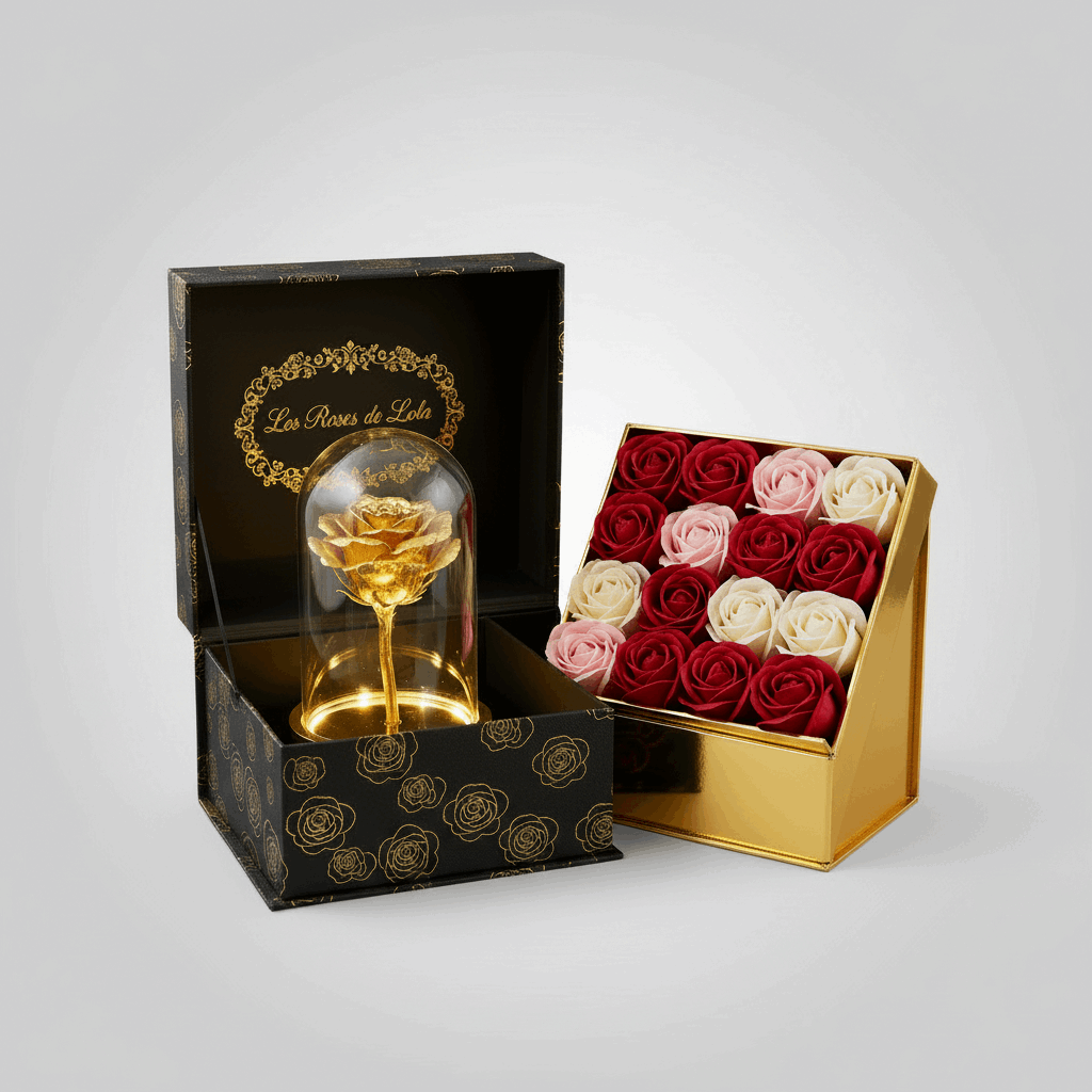 Coffret Signature Les Roses de Lola - Cadeau Luxe Premium
