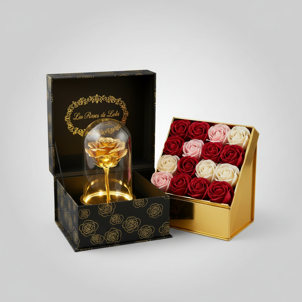 Coffret Signature Les Roses de Lola - Cadeau Luxe Premium
